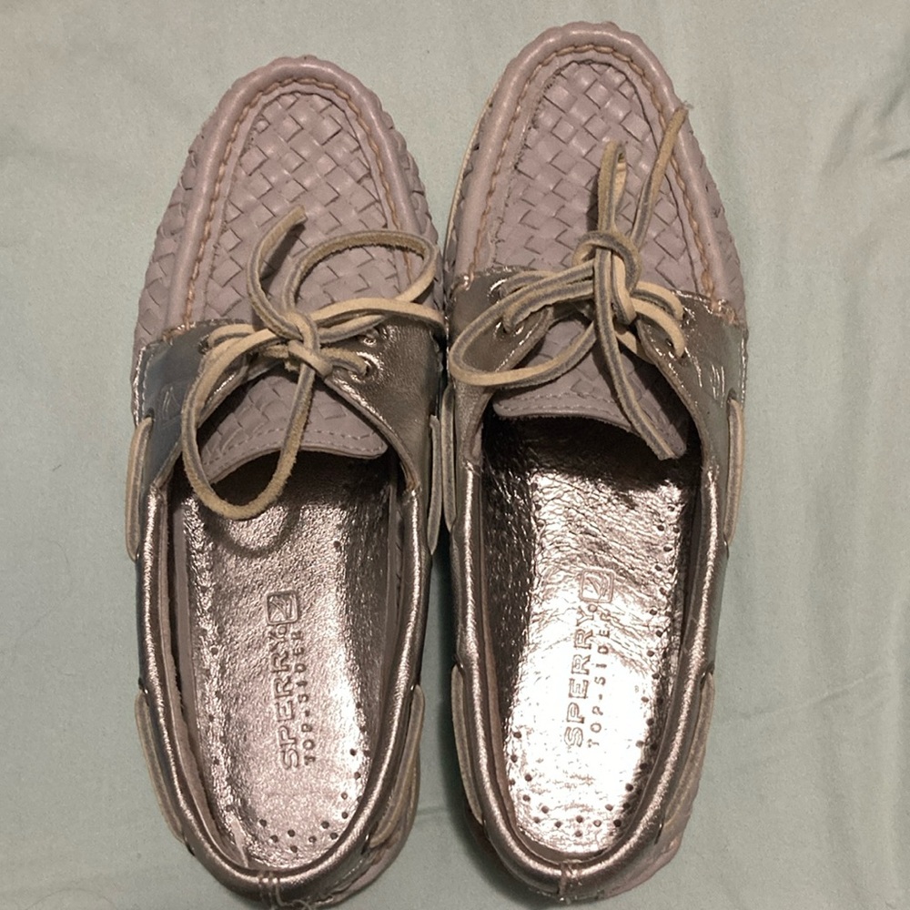 Sperry Gray Flats Moccasin-Style Loafers